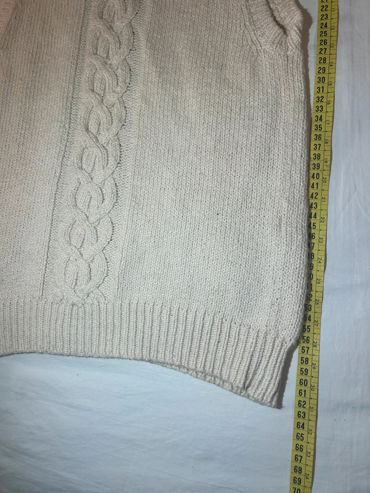 Crème beige Burton gedraaide vest – photo 4